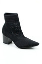 Bota Mybez Knit com Salto de 6cm