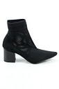 Bota Mybez Knit com Salto de 6cm