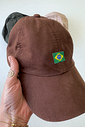 Boné Brasil marrom Boné Brasil marrom