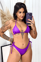 Biquíni Amarrações Roxo Biquíni Amarrações Roxo