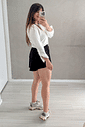 Shorts curto soltinho preto Shorts curto soltinho preto