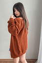 Cardigan em tricô caramelo Cardigan em tricô caramelo