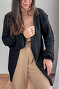 Cardigan em tricô preto Cardigan em tricô preto