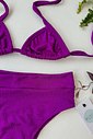 Biquíni Hot pants Cortininha Roxo Biquíni Hot pants Cortininha Roxo