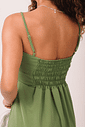 Vestido Midi Cecilia Verde Musgo Vestido Midi Cecilia Verde Musgo