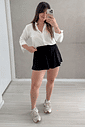 Shorts curto soltinho preto Shorts curto soltinho preto