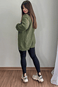 Cardigan em tricô verde Cardigan em tricô verde