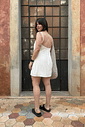 Macaquinho vestido off white