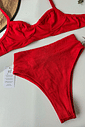 Biquíni Hot pants Vermelho
