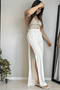 Pantalona com fenda Off White Pantalona com fenda Off White