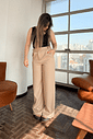 Calça Bege em alfaiataria Karen Calça Bege em alfaiataria Karen