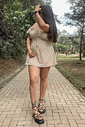 Macaquinho dress estampa off floral Macaquinho dress estampa off floral