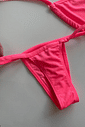 Biquíni Fita Cortininha Rosa Neon Biquíni Fita Cortininha Rosa Neon