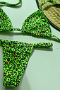 Biquíni Fita Cortininha Animal Print com Neon Biquíni Fita Cortininha Animal Print com Neon