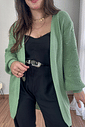 Cardigan bolinhas em tricô menta Cardigan bolinhas em tricô menta