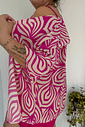 Kimono Oversized Berenice - Pink Tropical Kimono Oversized Berenice - Pink Tropical