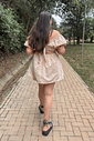 Macaquinho dress estampa off floral Macaquinho dress estampa off floral