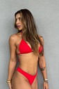 Biquíni Cortininha Laura com Asa Delta - Chic Red
