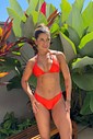 Conjunto Aruba com asa delta Tomate