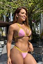 Conjunto Maré Rosa bebê com Amarelo