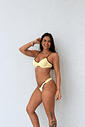 Conjunto Zara Amarelo com Marrom Conjunto Zara Amarelo com Marrom