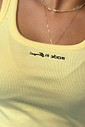 Regata Feminina Edição Copa do Mundo Amarelo Manteiga