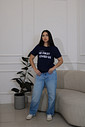 T-SHIRT LOVED MARINHO MODELAGEM OVER T-SHIRT LOVED MARINHO MODELAGEM OVER