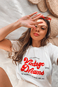 T-shirt feminina Vintage