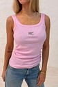 Regata Duda Aplique MC cor rosa claro