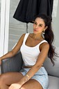 Regata Feminina de Modal Cor Off White