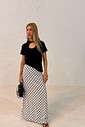 Blusa Isabela Decote em gota cor preto Blusa Isabela Decote em gota cor preto