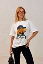 T-shirt Los Angeles Cor Off White T-shirt Los Angeles Cor Off White