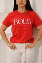 T-shirt feminina bold