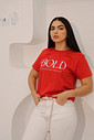 T-shirt feminina bold