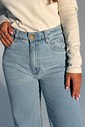 Calça Naomi Jeans Claro Wide Leg