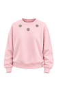 Moletom Sabrina Cor rosa claro bordado