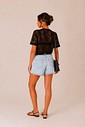 Blusa Flavia de Renda Modelagem Soltinha Blusa Flavia de Renda Modelagem Soltinha