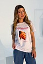 T-shirt Feminina Priscila Cor Branco