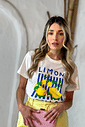 T-shirt feminina Tropical