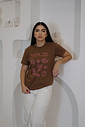T-shirt feminina coffe
