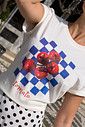 Camiseta T-shirt feminina Giulia cor off white Camiseta T-shirt feminina Giulia cor off white