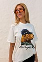 T-shirt Los Angeles Cor Off White T-shirt Los Angeles Cor Off White