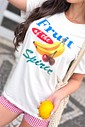 Camiseta T-shirt feminina Suzi cor off white Camiseta T-shirt feminina Suzi cor off white
