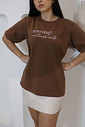 T-shirt feminina  Cacau over