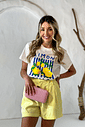 T-shirt feminina Tropical
