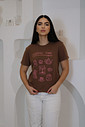 T-shirt feminina coffe