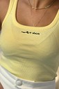 Regata Feminina Edição Copa do Mundo Amarelo Manteiga