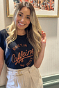 T-shirt feminina Coffe