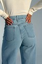 Calça Naomi Jeans Claro Wide Leg