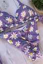 Biquíni Cortininha e Empina Bumbum Floral Lilás Biquíni Cortininha e Empina Bumbum Floral Lilás